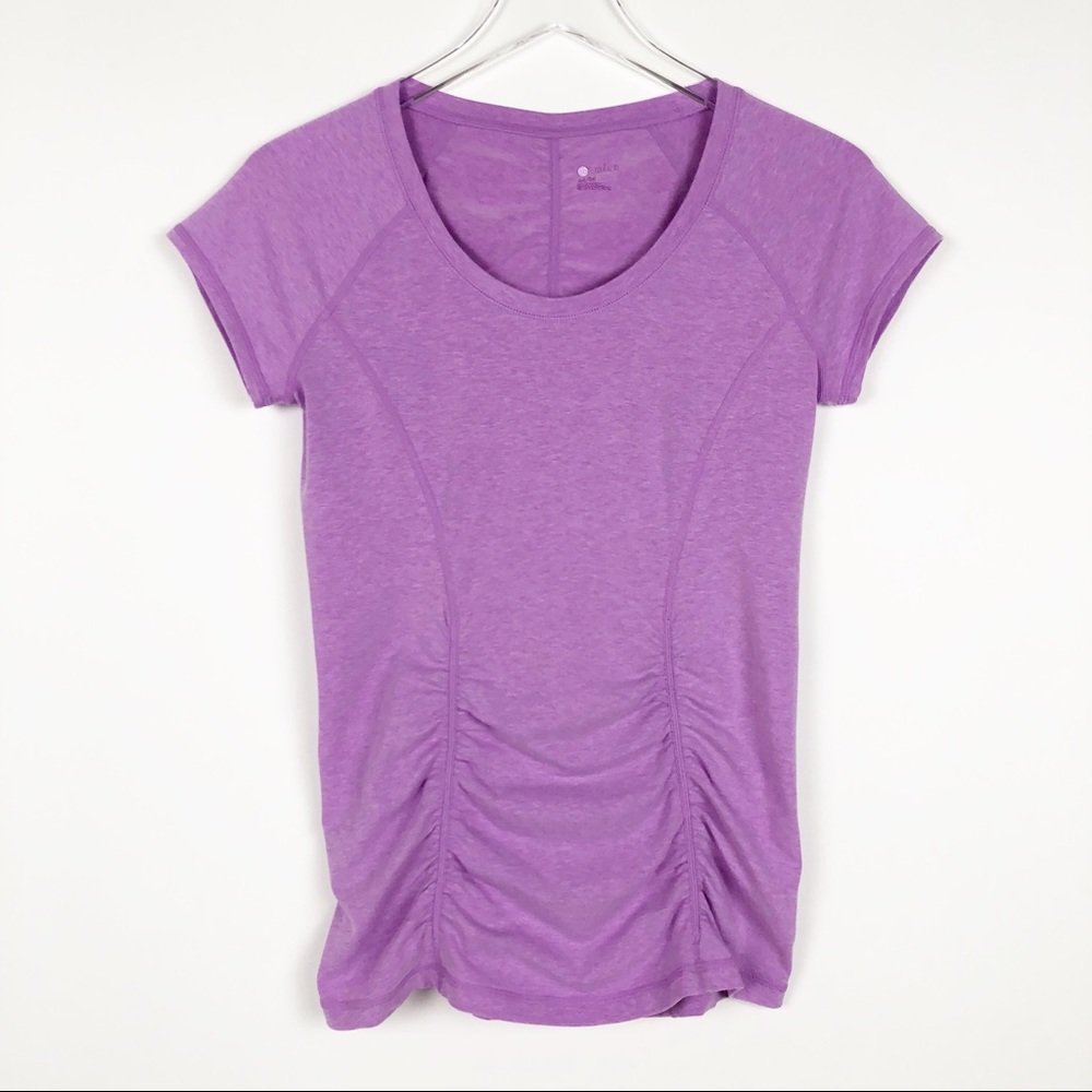 Zella Rouched Workout Top M